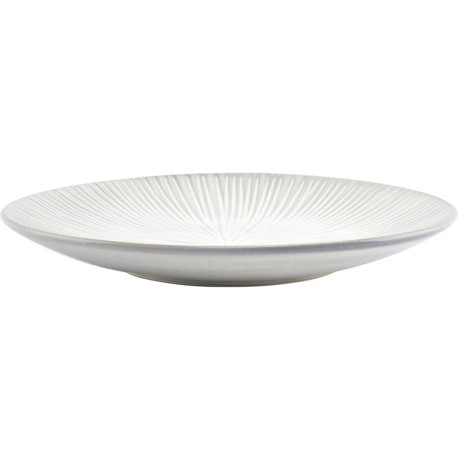 Teller Halo Cloud Grau/Weiss Porzellan 25.5 cm - Farbe: weiss/grau - Teller