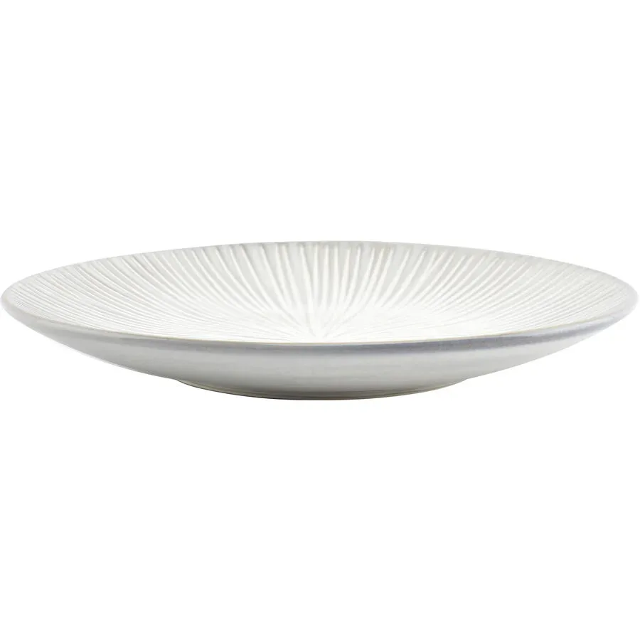 Teller Halo Cloud Grau/Weiss Porzellan 25.5 cm - Farbe: weiss/grau - Teller