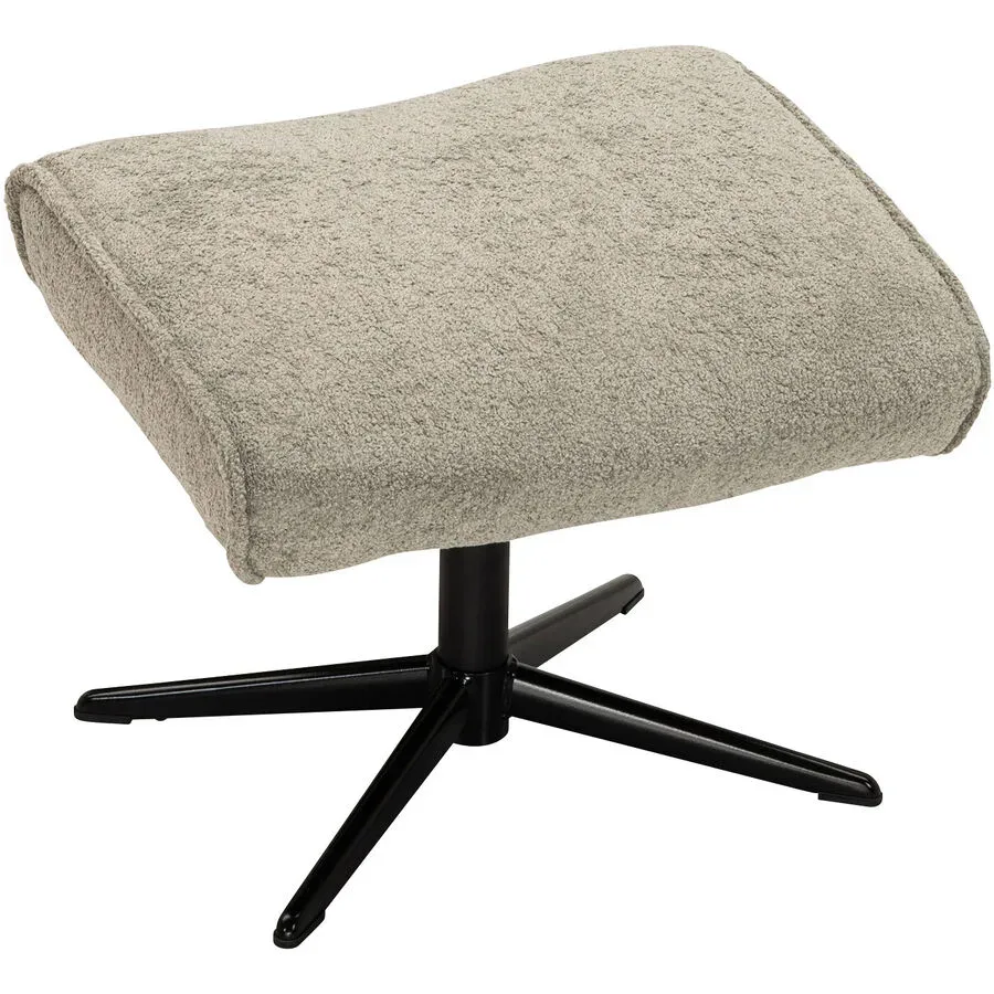 Hocker Kiano Grün Stoff 46 cm 42 cm - Farbe: thymian - Hocker