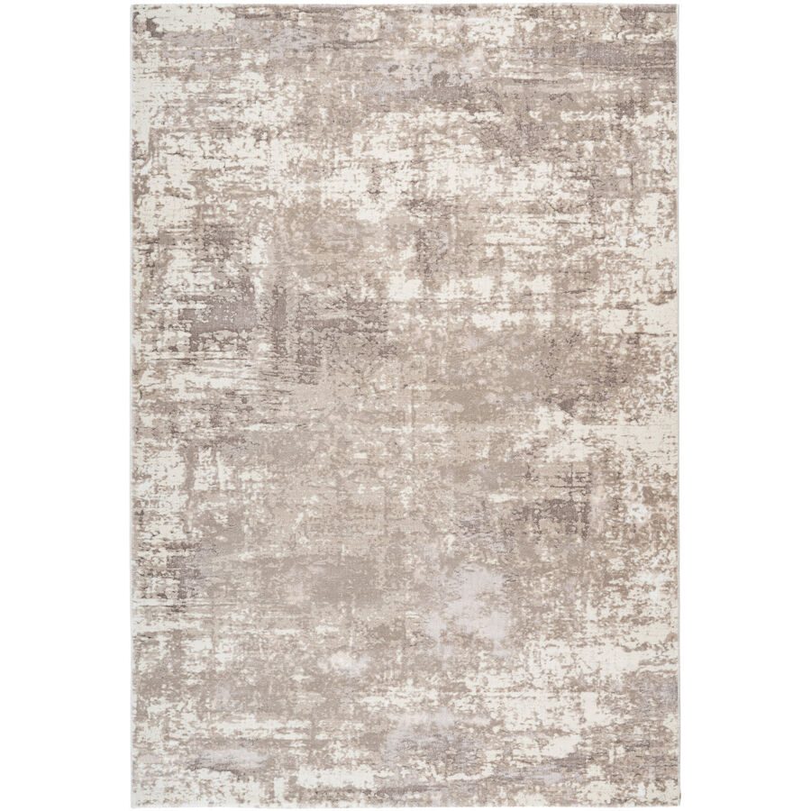Teppich Paris Braun/Grau Kunststoff/Polyester 170 cm 120 cm - Farbe: taupe - Material: Polyester/Polypropylen - Teppich