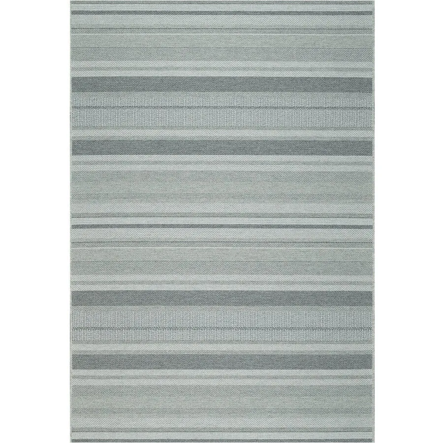 Teppich Nordic Grau/Silber Wolle 150 cm 80 cm - Material: Schurwolle - Teppich