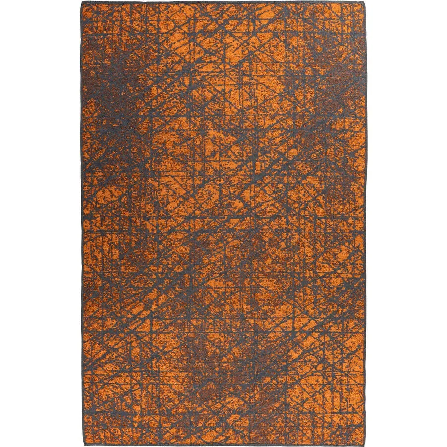 Teppich Amalfi Orange Baumwolle/Polyester 230 cm 150 cm - Farbe: terra - Material: Mischgewebe - Teppich