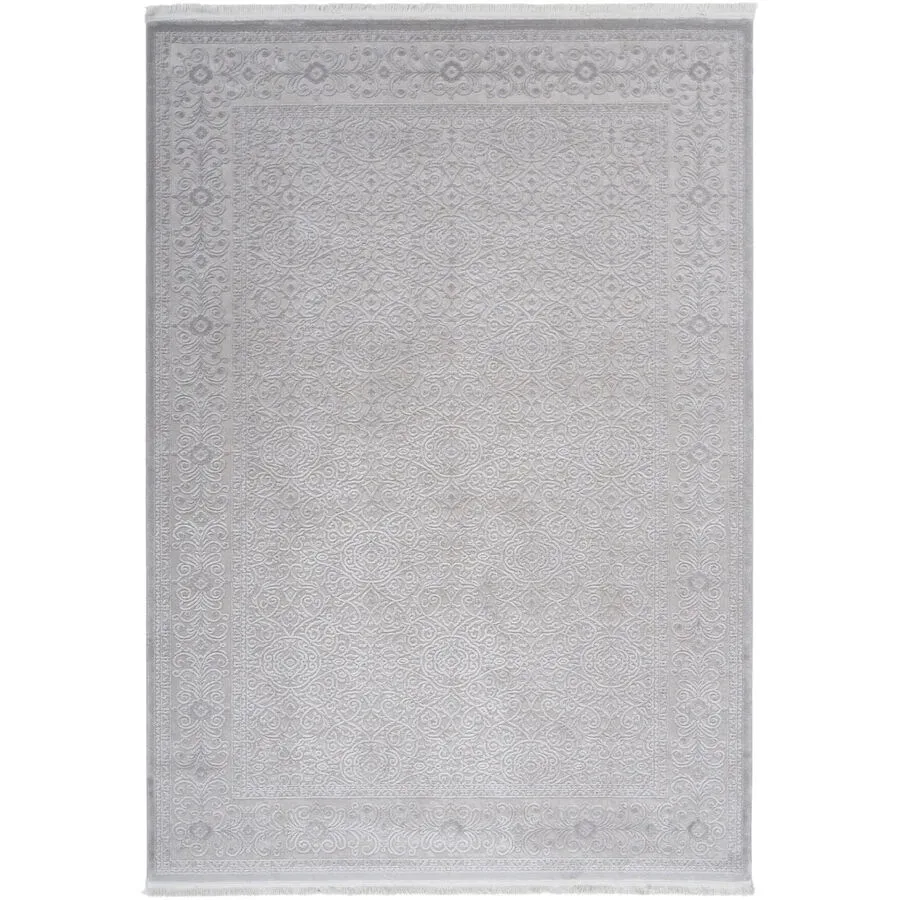 Teppich Vendome Grau Kunstfaser 290 cm 200 cm - Material: Acryl - Teppich