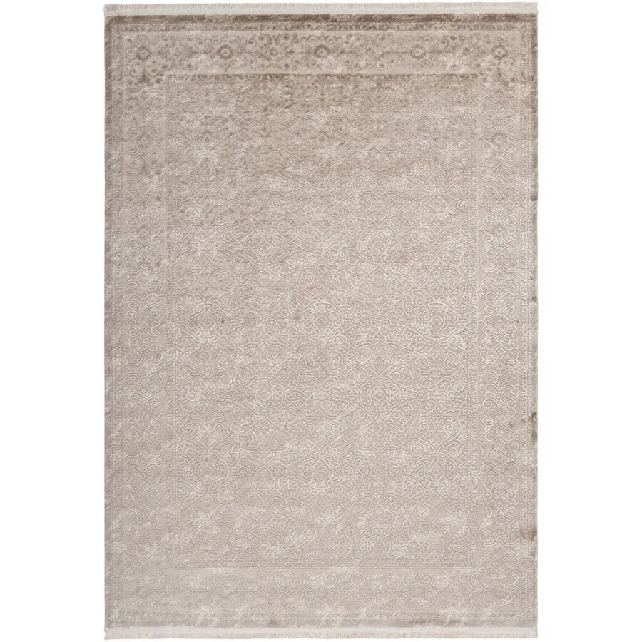 Teppich Vendome Beige Kunstfaser 230 cm 160 cm - Material: Acryl - Teppich