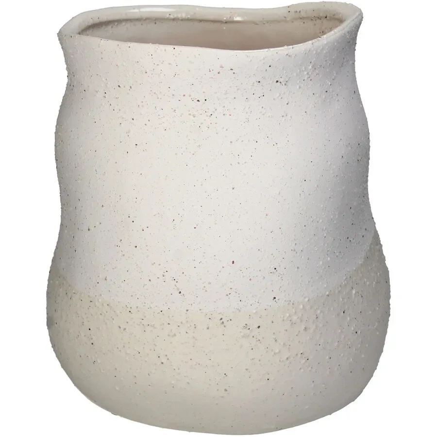 Blumentopf Bloem Weiss Steingut 23 cm - Blumentopf