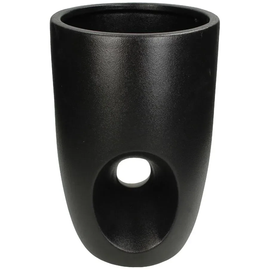 Blumentopf Bloem Schwarz Steingut 29 cm 44.5 cm - Blumentopf