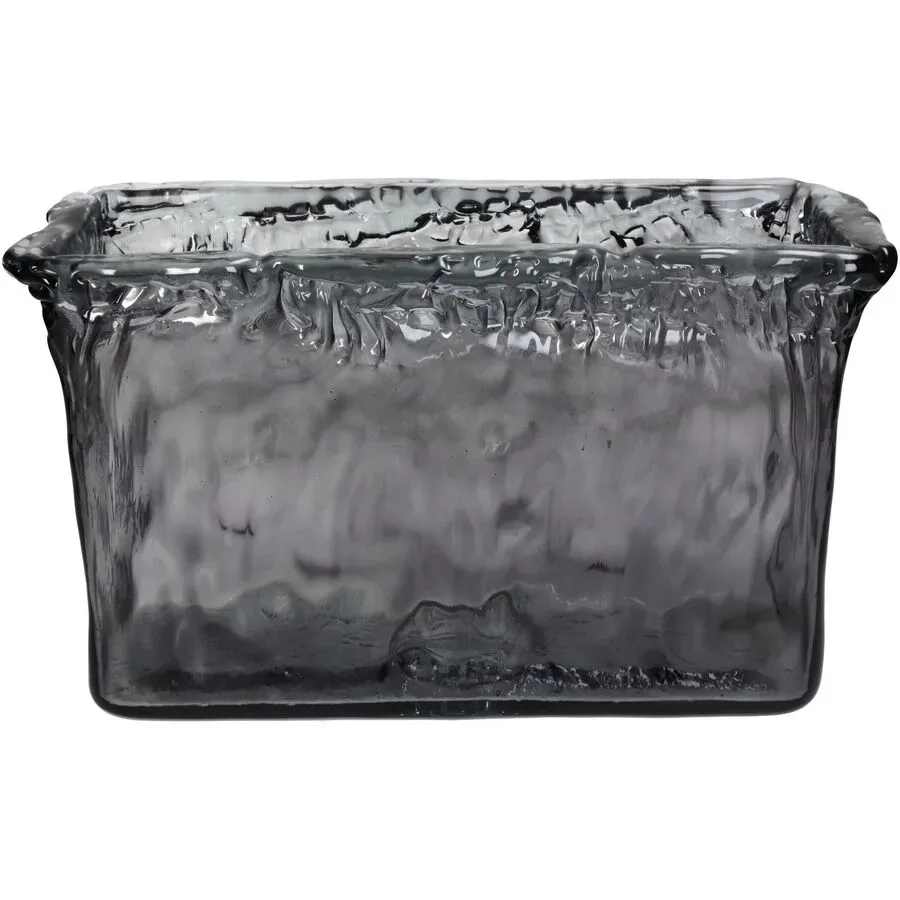 Vase Myko Grau Glas 20 cm - Vase