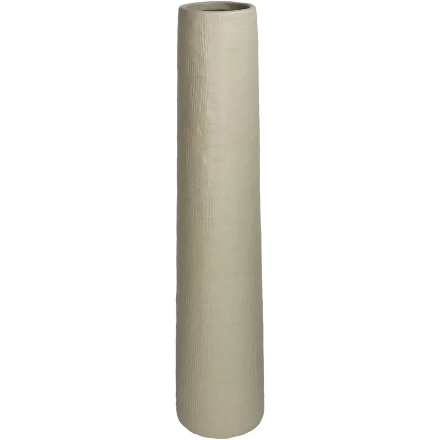 Vase Myko Beige Steingut 59.5 cm - Vase