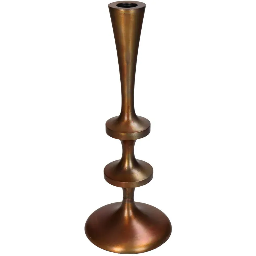 Kerzenständer Kaars Bronze Aluminium 27 cm - Kerzenständer