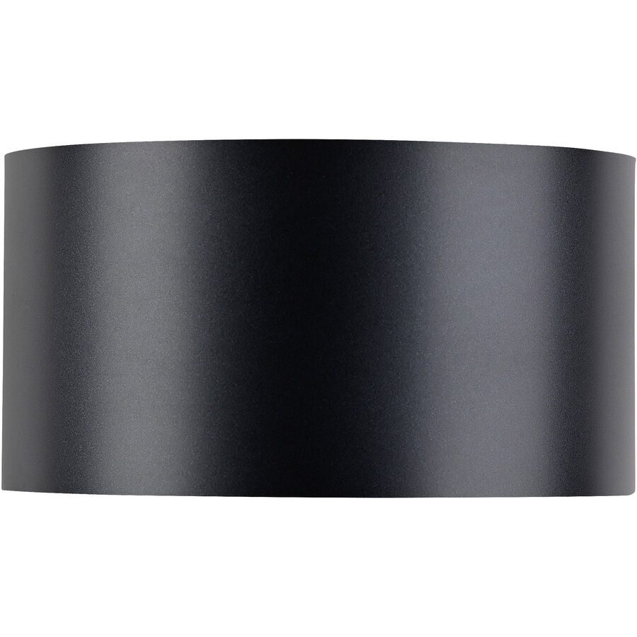 Wandlampe Pure Schwarz Aluminium/Stahl 15 cm 8 cm - LED - Lichtfarbe: Extra warmweiss - Wandlampe- LED Energiesparlampe