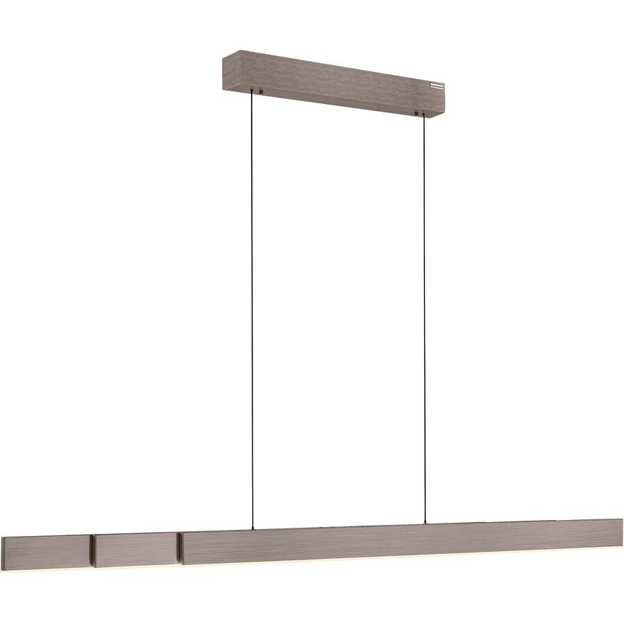 Pendellampe Pure Braun Aluminium/Eisen 200 cm 240 cm - LED - Lichtfarbe: Extra warmweiss - Tageslichtweiss - Pendellampe- LED Energiesparlampe