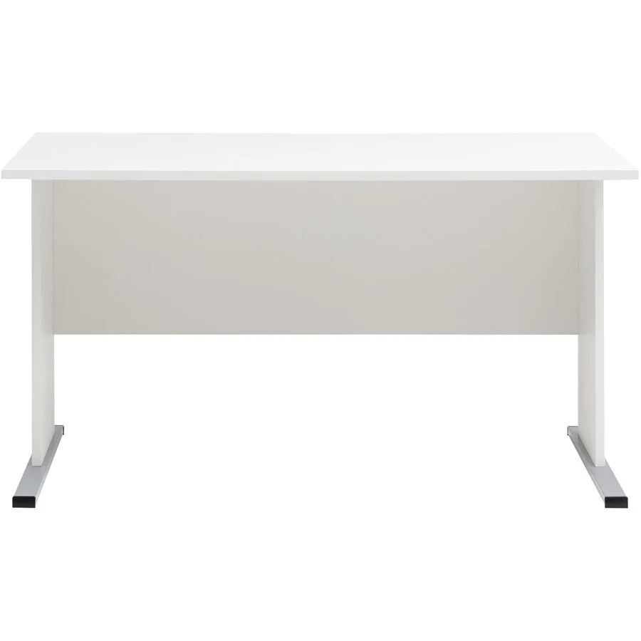 Schreibtisch Sable Weiss Holzwerkstoff 140 cm Ausziehbar - Schreibtisch