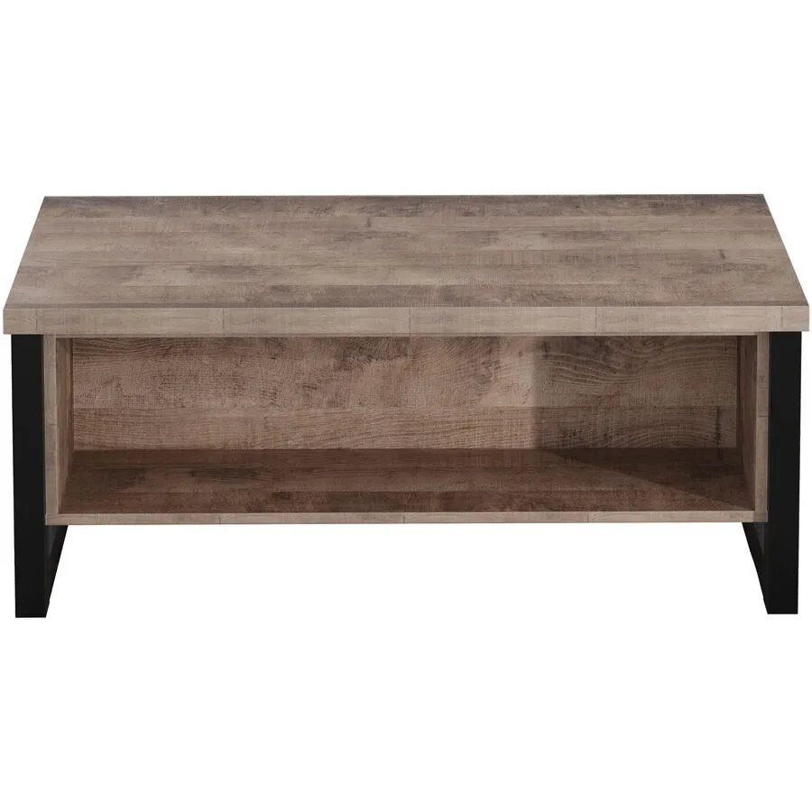 Salontisch Trey Braun Holz 110 cm - Farbe: Eiche dunkel - Material: Holzwerkstoff - Salontisch