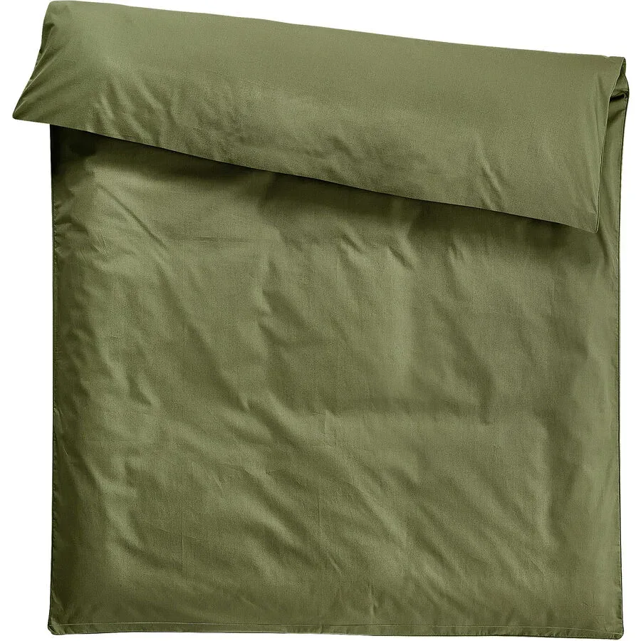 Duvetbezug Kos Grün Satin 160 cm 210cm - Duvetbezug