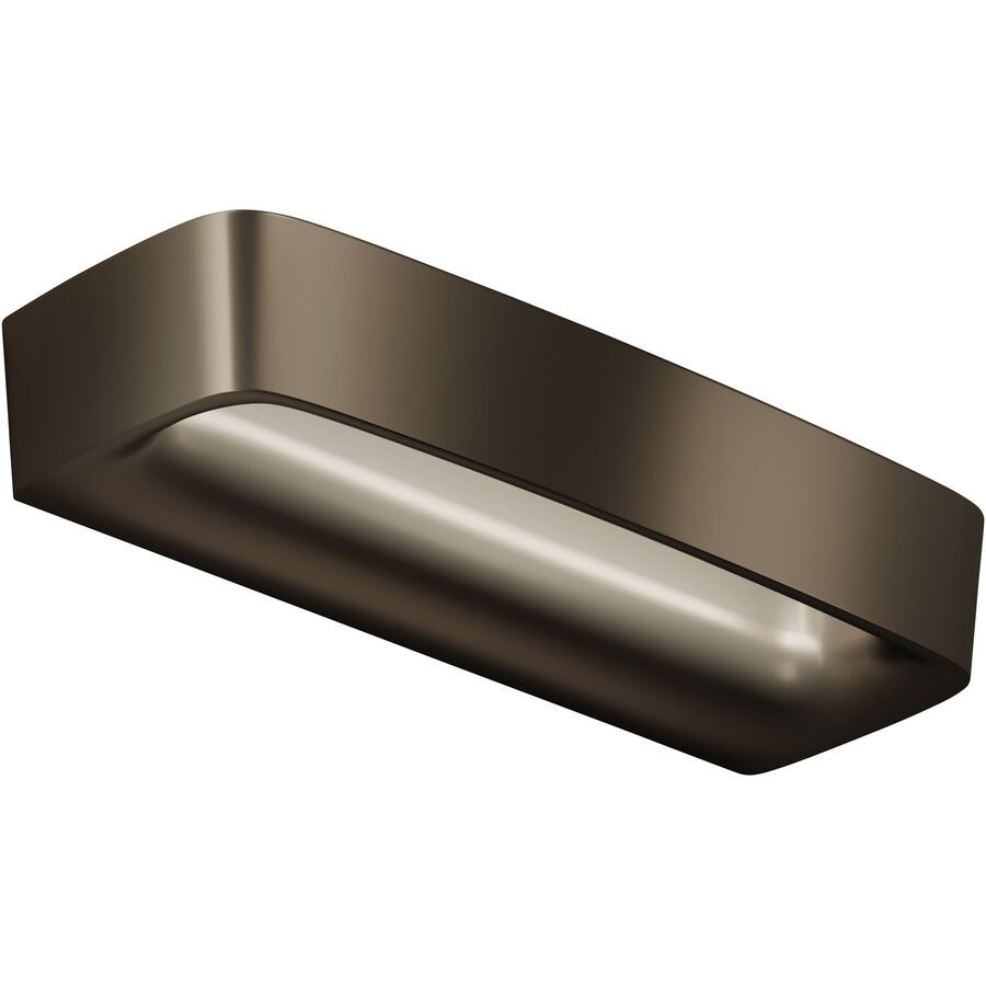 URBAN Wandlampe Aki Bronze Aluminium 35.5 cm 5.5 cm - LED - Lichtfarbe: Extra warmweiss - Wandlampe- LED Energiesparlampe