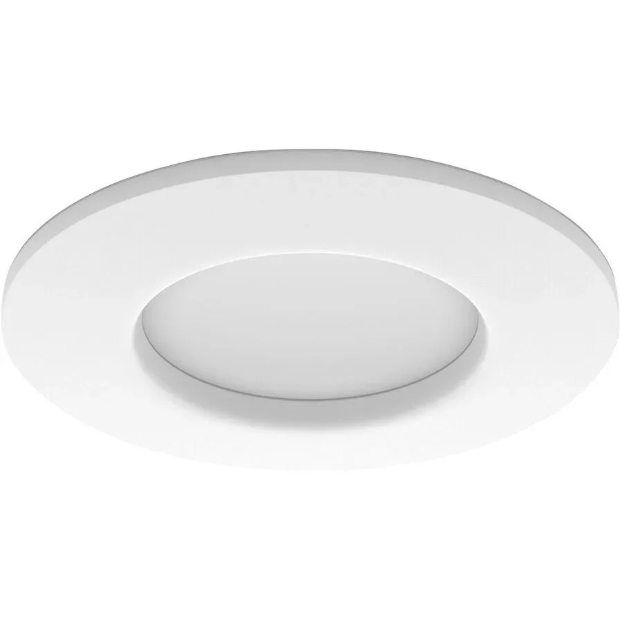 Einbaustrahler Philips Hue Weiss Metall 9 cm 2.7 cm - LED - Lichtfarbe: Extra warmweiss - Helles Neutralweiss - Einbaustrahler- LED Energiesparlampe