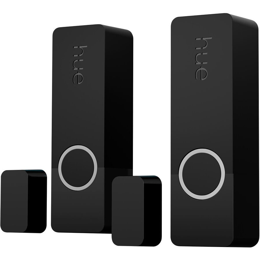 Philips Hue Hue Secure Kontaktsensor Doppelpack schwarz - Material: Kunststoff - Zubehör