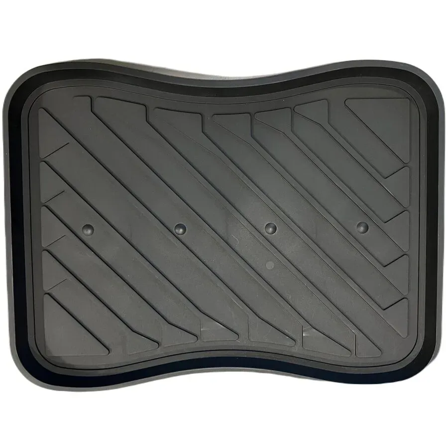 Türvorlage Kimon Schwarz Kunststoff 38 cm 50 cm - Material: Polypropylen - Türvorlage