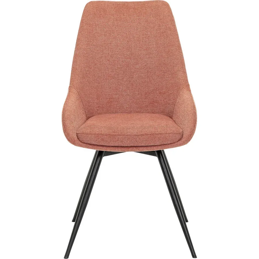 Stuhl Eden Flex Orange Polyester 50 cm Drehbar - Stuhl