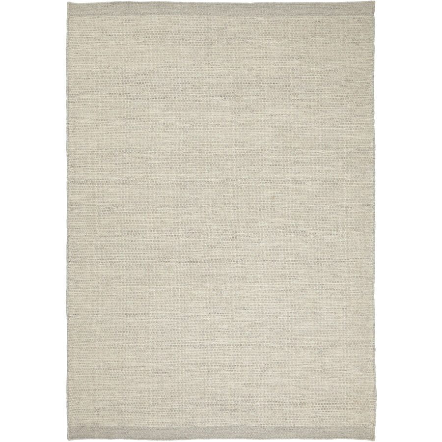 Teppich Asko Grau Wolle 140 cm 200 cm - Teppich