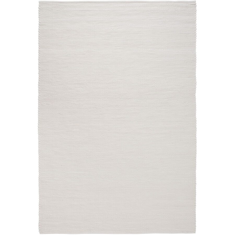 Teppich Agner Weiss Wolle 140 cm 200 cm - Teppich