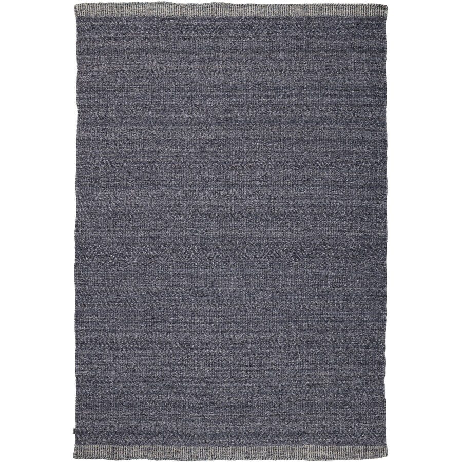 Teppich Versanti Grau Wolle 140 cm 200 cm - Farbe: anthrazit - Teppich