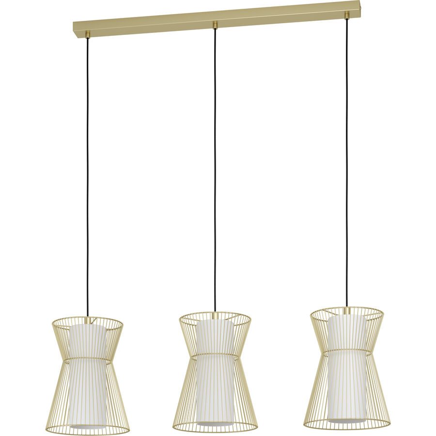 Eglo Pendellampe Maseta Gold Stahl 22.5 cm 110 cm - Farbe: goldfarben - Pendellampe