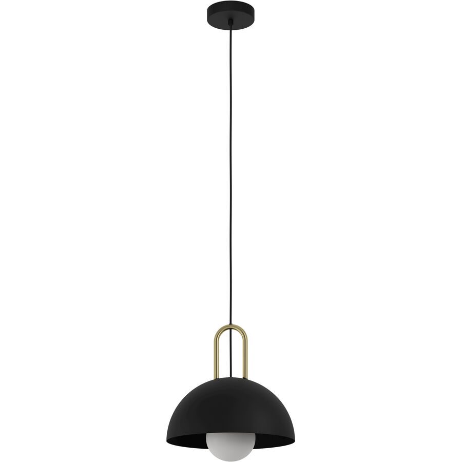 Eglo Pendellampe Calmanera Schwarz Stahl 110 cm - Farbe: Schwarz/Messing - Pendellampe