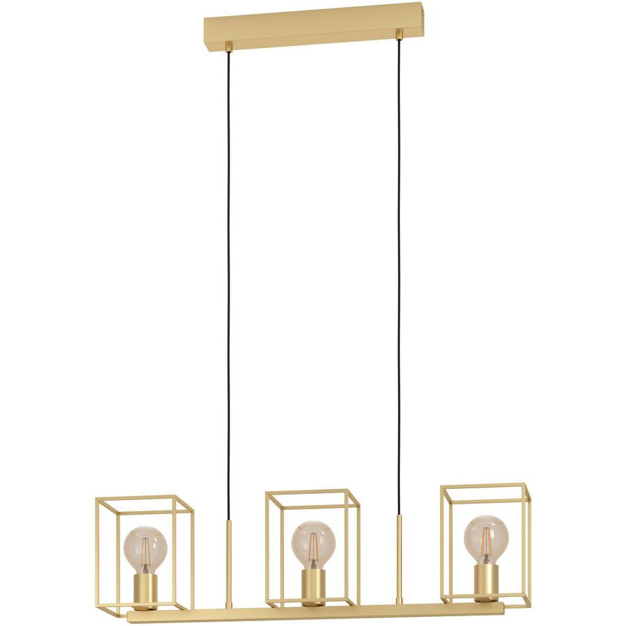 Eglo Pendellampe Cumiole Gold Stahl 15 cm 110 cm - Farbe: goldfarben - Pendellampe