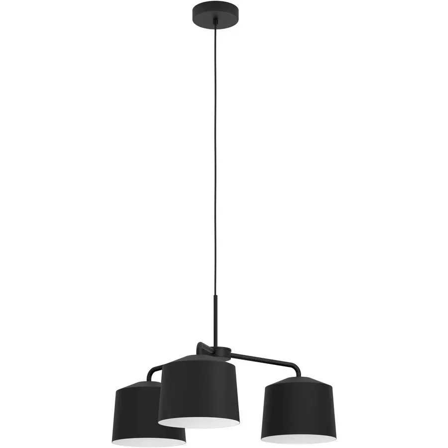 Eglo Pendellampe Caguanes Schwarz/Weiss Stahl 110 cm - Pendellampe