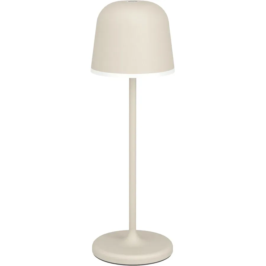 Eglo Aussenlampe Mannera Beige Aluminium/Stahl 34 cm - Farbe: sand - LED - Lichtfarbe: Warmweiss - Aussenlampe- LED Energiesparlampe