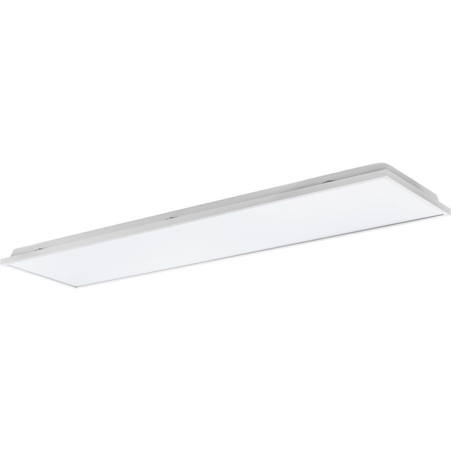 Eglo Deckenlampe Urtebieta Weiss Stahl 29.5 cm 5 cm - LED - Lichtfarbe: Helles Neutralweiss - Deckenlampe- LED Energiesparlampe