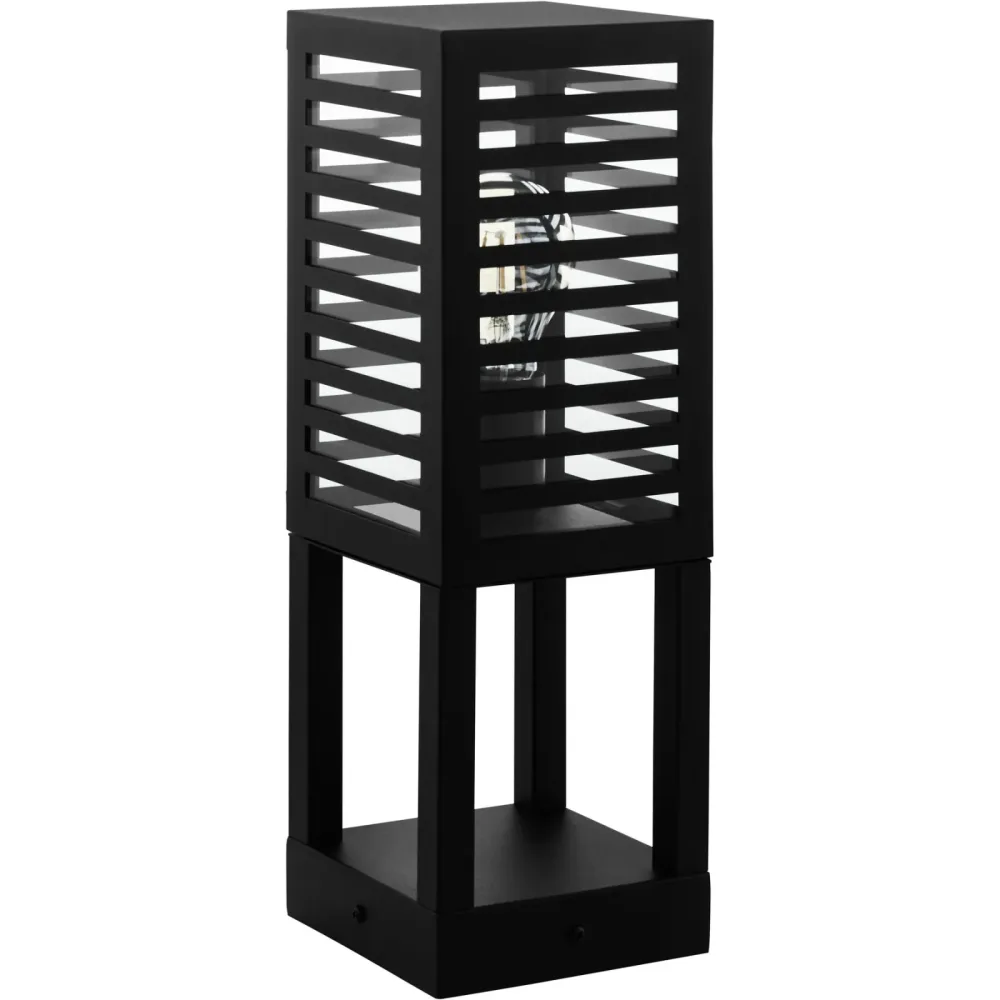 Eglo Stehlampe aussen Alamonte 3 Schwarz Aluminium/Stahl 15 cm 45 cm - Stehlampe aussen
