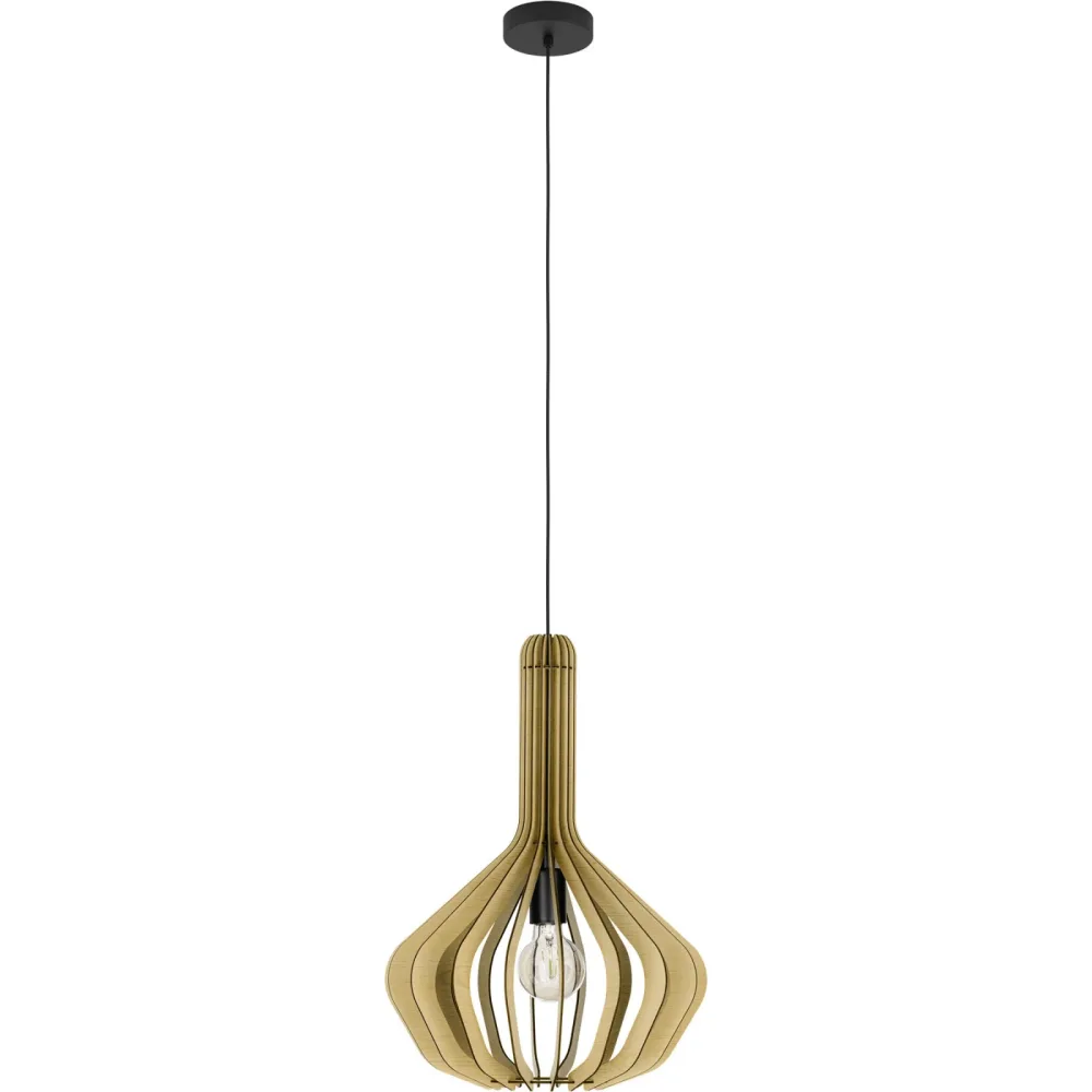 Eglo Pendellampe Velasco Schwarz Stahl 110 cm - Pendellampe