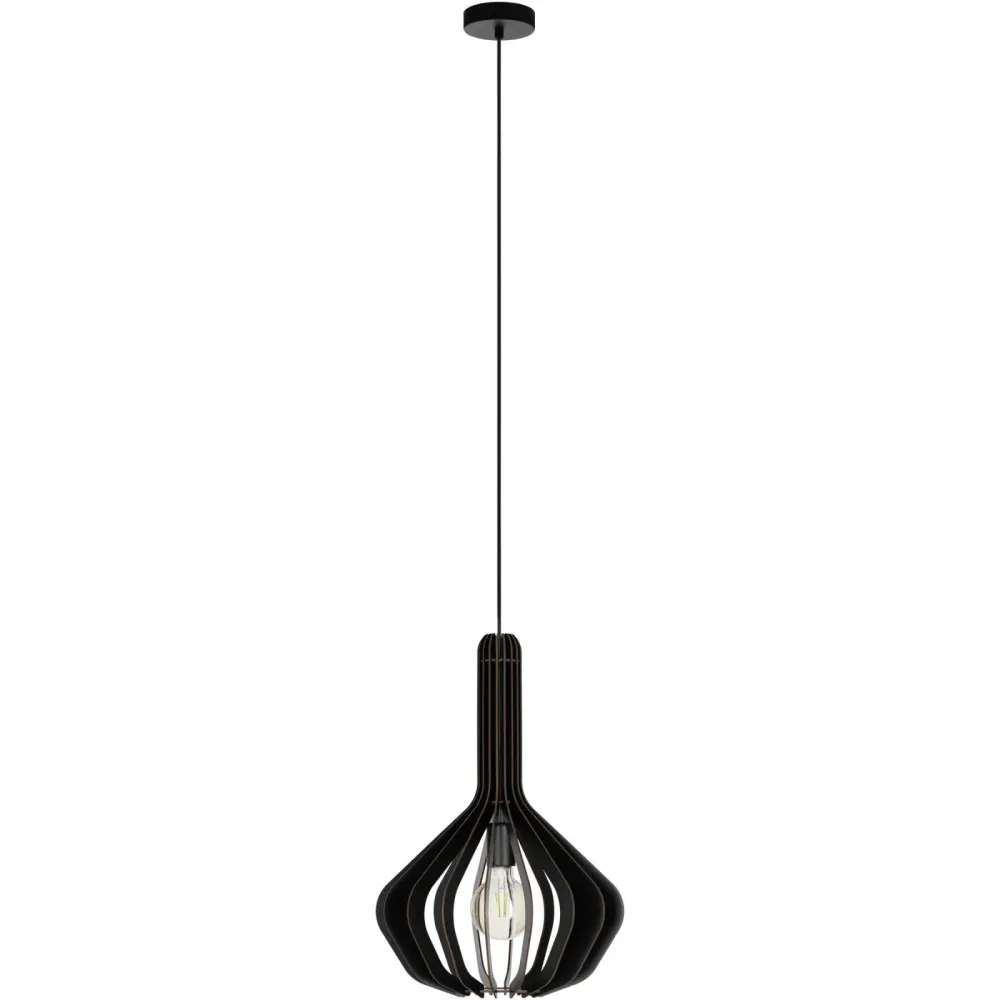 Eglo Pendellampe Velasco Schwarz Stahl 110 cm - Pendellampe