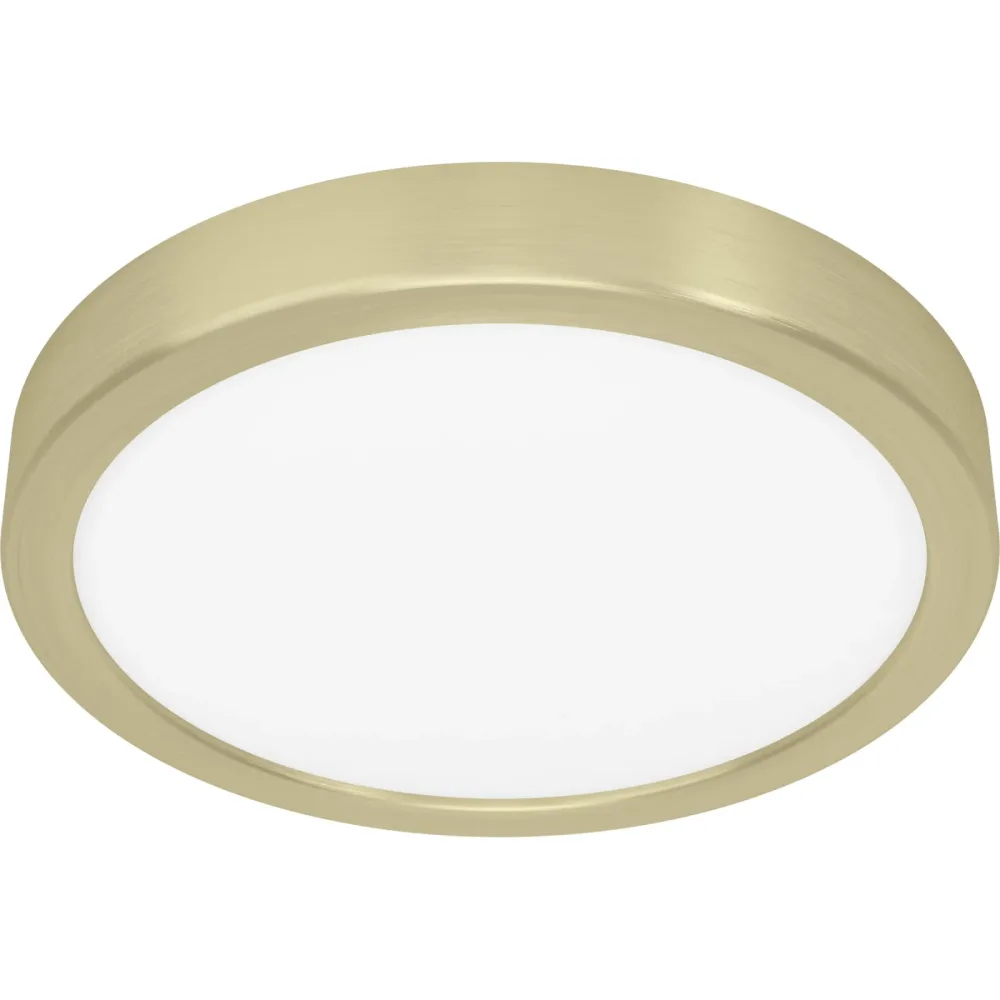 Eglo Deckenlampe Fueva 5 Stahl 2.8 cm - Farbe: messing gebürstet/smoky - LED - Lichtfarbe: Warmweiss - Deckenlampe- LED Energiesparlampe