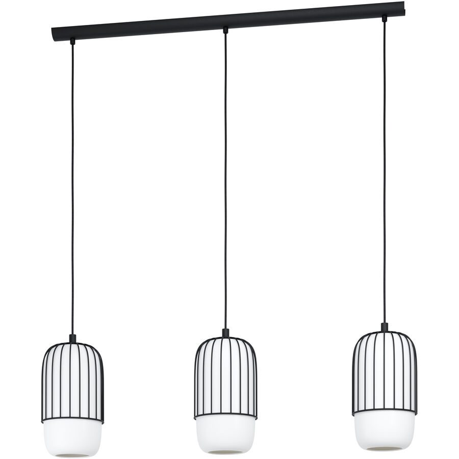 Eglo Pendellampe Muleges Schwarz Stahl 16 cm 110 cm - Pendellampe
