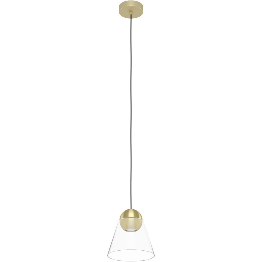 Eglo Pendellampe Cerasella Stahl 110 cm - Farbe: messing gebürstet/smoky - Pendellampe