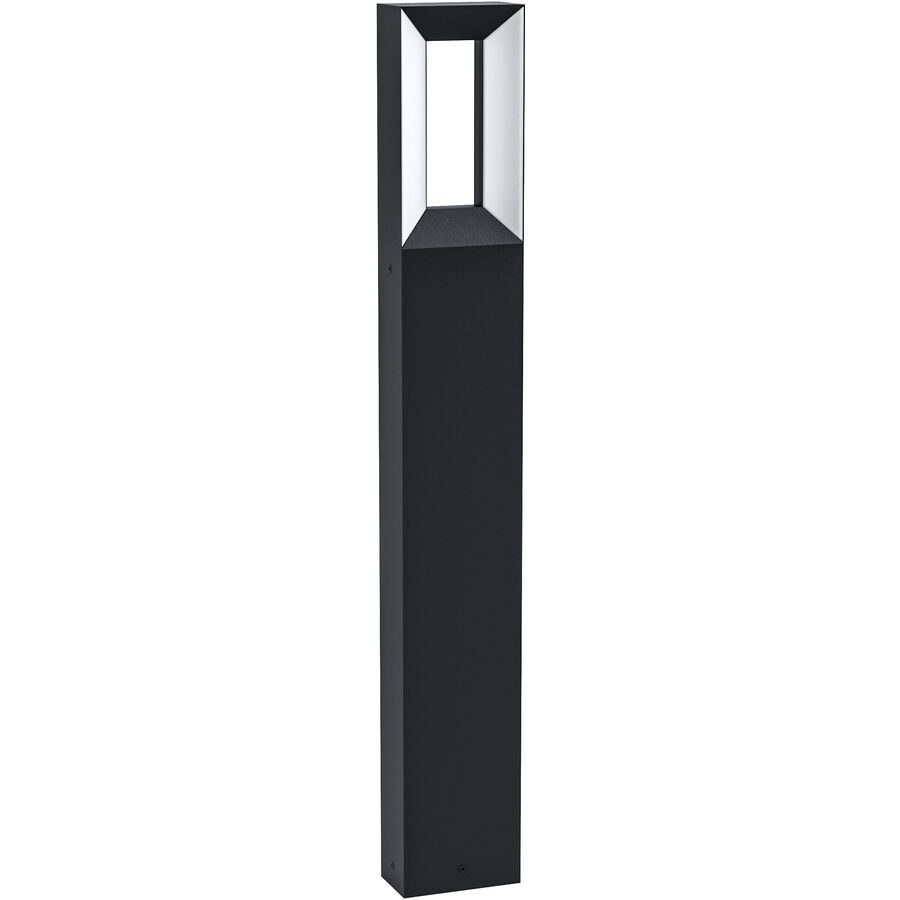 Eglo Stehlampe aussen Riforano Schwarz Aluminium 6 cm 77 cm - LED - Lichtfarbe: Warmweiss - Material: Aluguss - Stehlampe aussen- LED Energiesparlampe