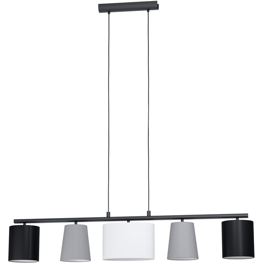 Eglo Pendellampe Almeida 1 Schwarz Stahl 25.5 cm 110 cm - Pendellampe