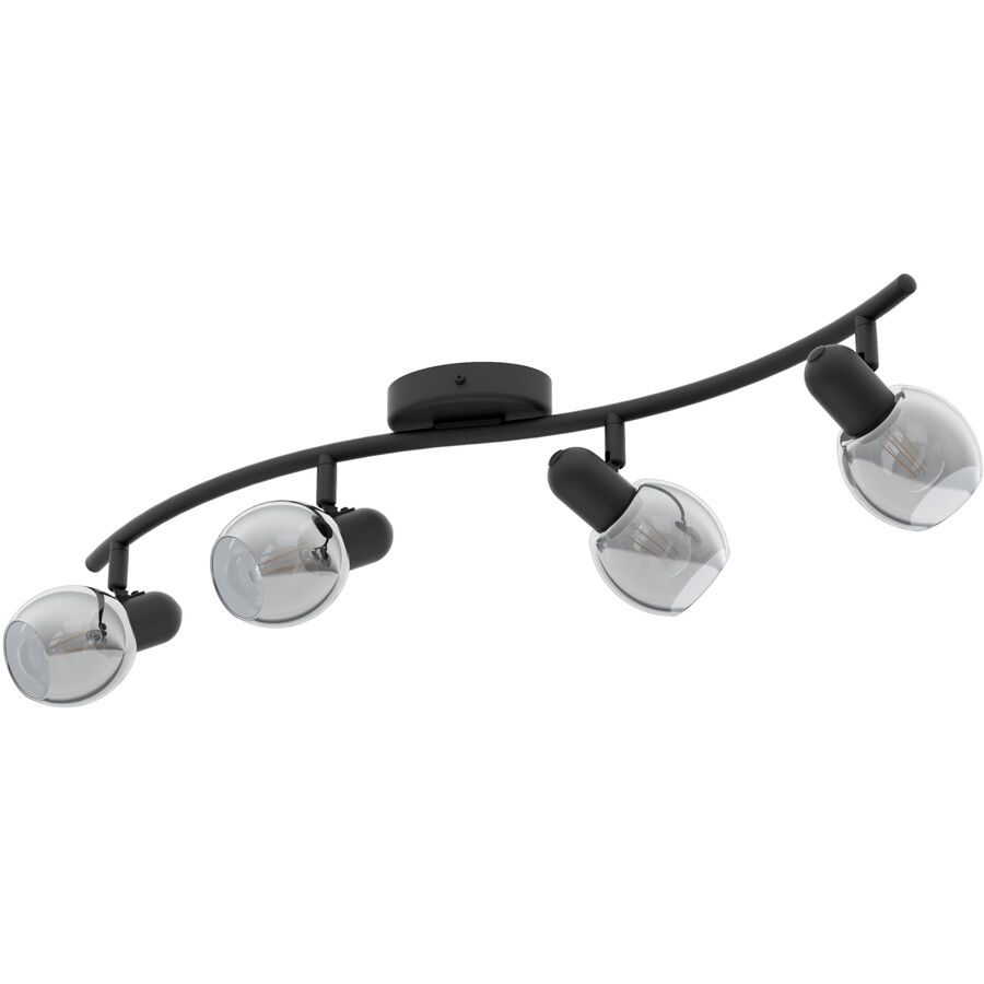 Eglo Spot Pollica Schwarz Stahl 22 cm - Spot