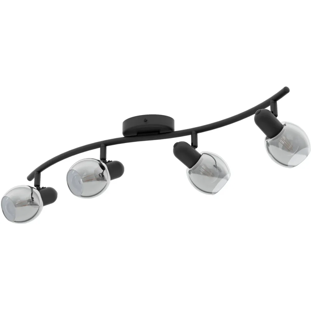 Eglo Spot Pollica Schwarz Stahl 22 cm - Spot