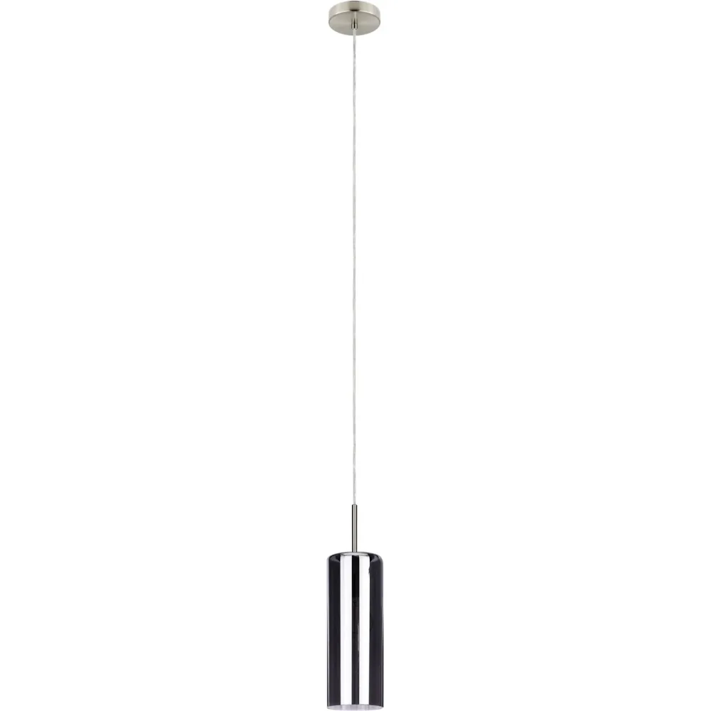 Eglo Pendellampe Selvino Grau Stahl 110 cm - Farbe: Nickel matt - Pendellampe