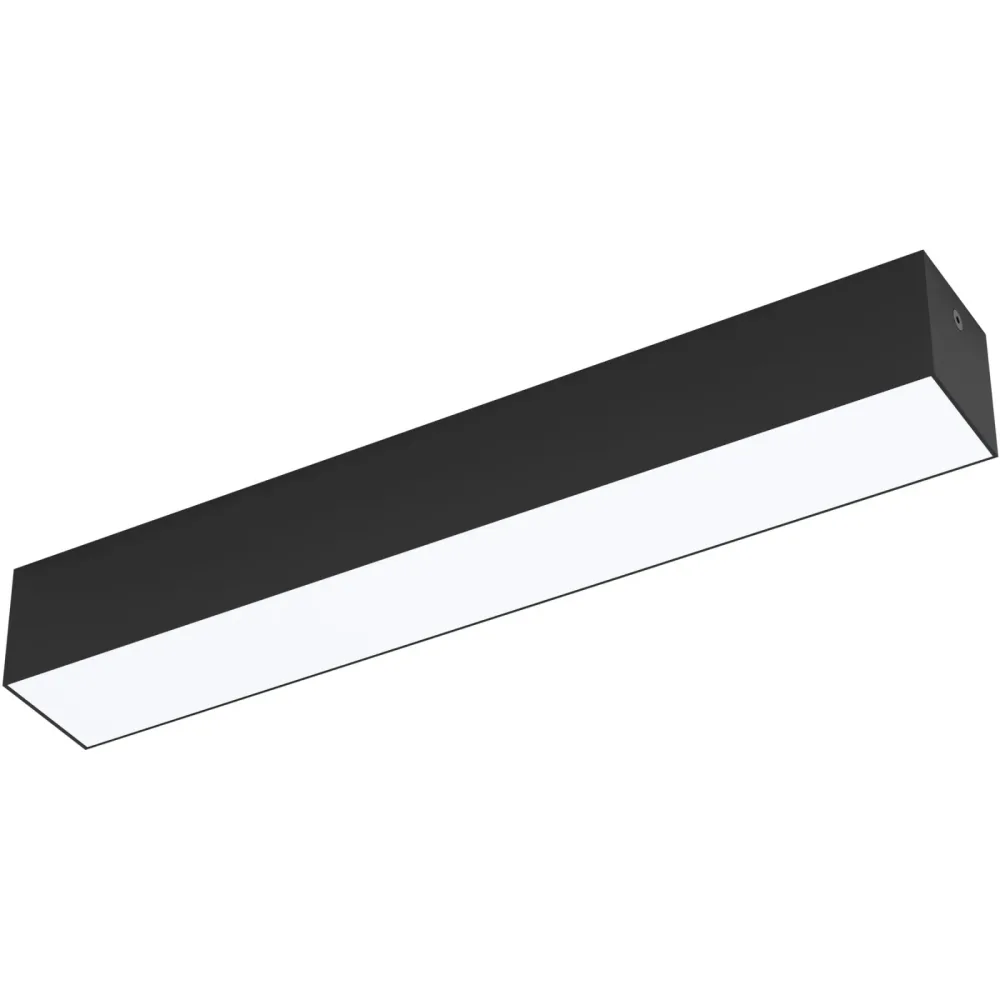 Eglo Deckenlampe aussen Salitta Schwarz Aluminium/Stahl 5.5 cm 5.5 cm - LED - Lichtfarbe: Warmweiss - Deckenlampe aussen- LED Energiesparlampe