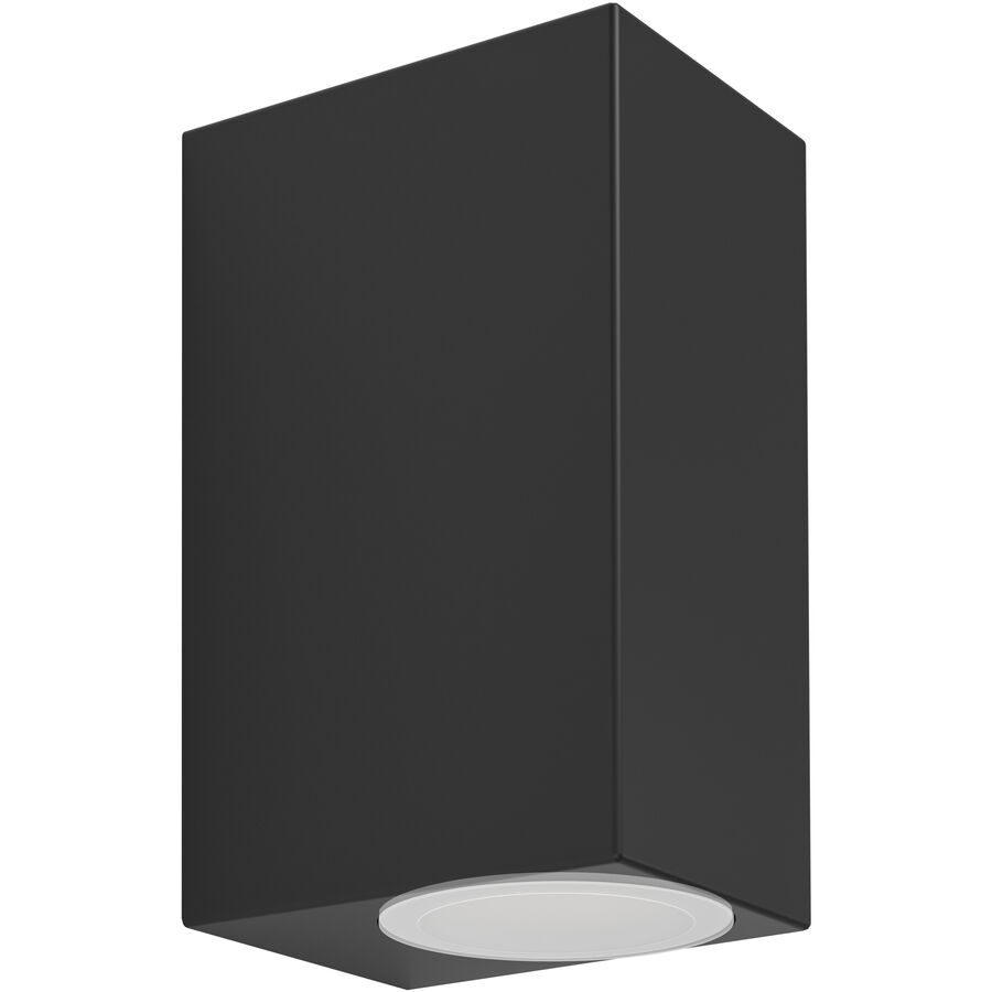 Eglo Wandlampe aussen Jabaga Schwarz Kunststoff 15.5 cm - Wandlampe aussen