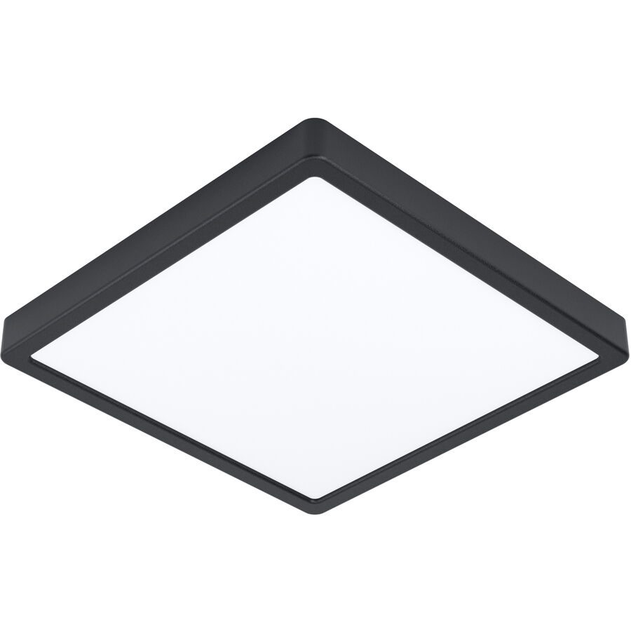 Eglo Deckenlampe aussen Argolis 2 Schwarz Stahl 28.5 cm 3 cm - LED - Lichtfarbe: Warmweiss - Deckenlampe aussen- LED Energiesparlampe