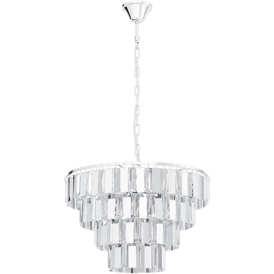 Eglo Pendellampe Erseka Grau Stahl 145 cm - Farbe: chrom - Pendellampe