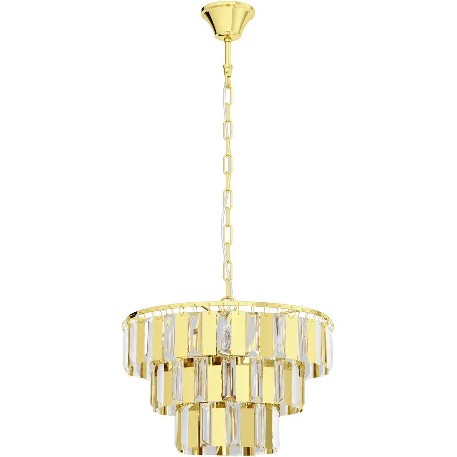 Eglo Pendellampe Erseka Stahl 130 cm - Farbe: messing - Pendellampe
