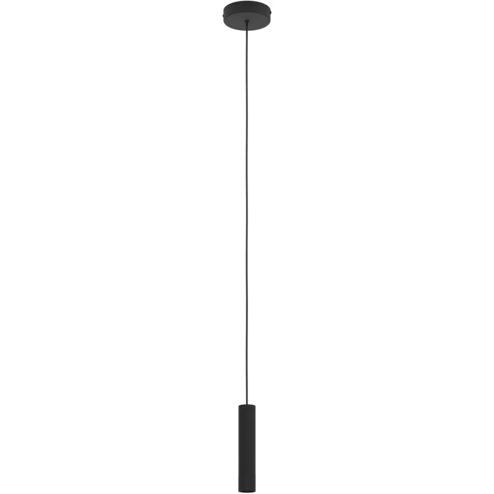 Eglo Pendellampe Almudaina Schwarz Stahl 110 cm - LED - Lichtfarbe: Warmweiss - Pendellampe- LED Energiesparlampe