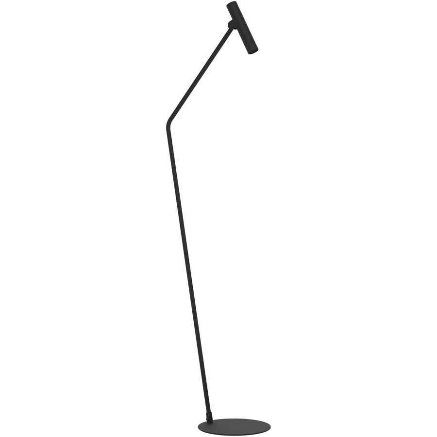 Eglo Stehlampe Almudaina Schwarz Stahl 157 cm - LED - Lichtfarbe: Warmweiss - Stehlampe- LED Energiesparlampe